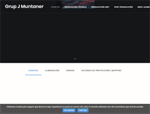 Tablet Screenshot of grupjmuntaner.com
